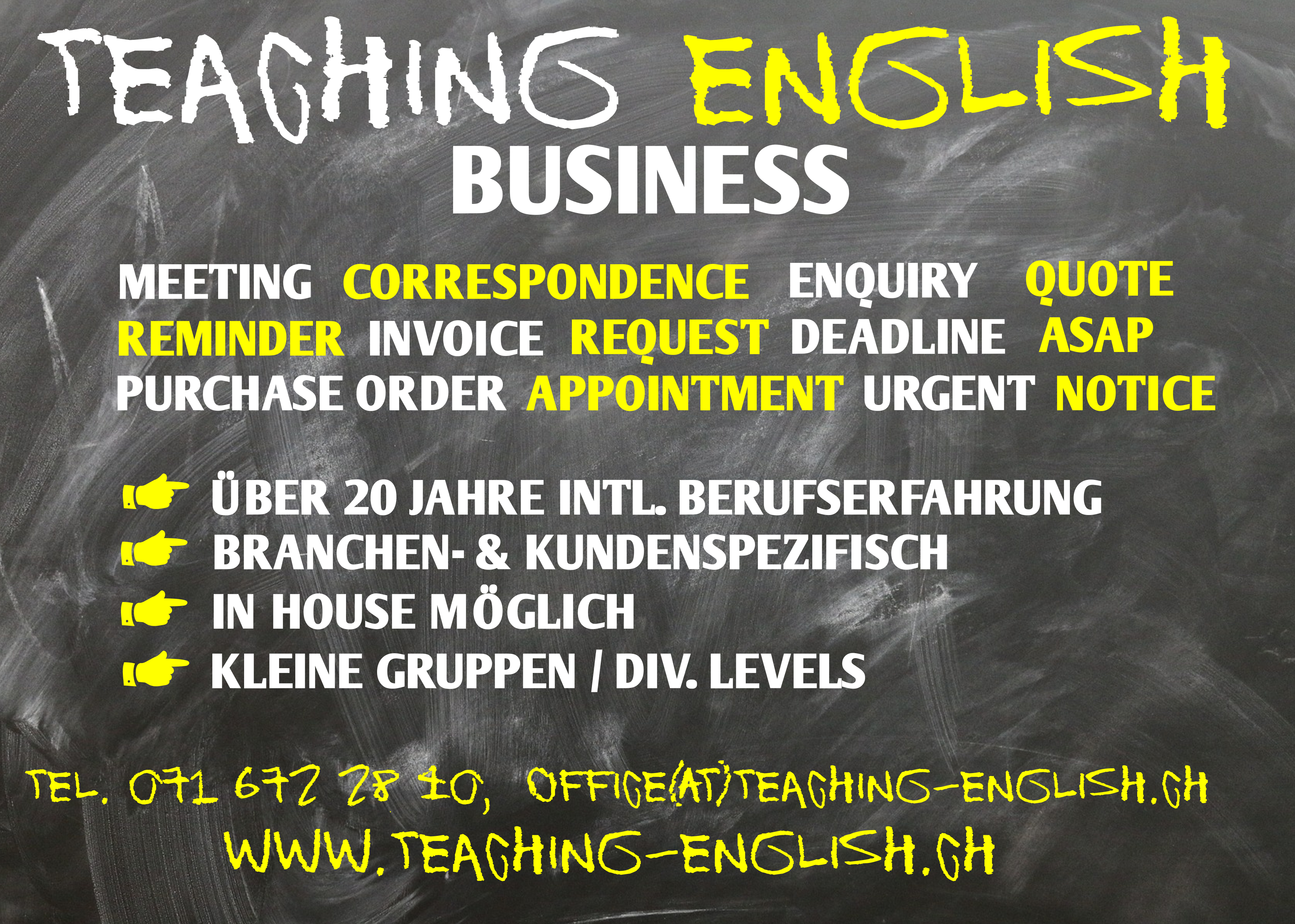teaching english business lessons